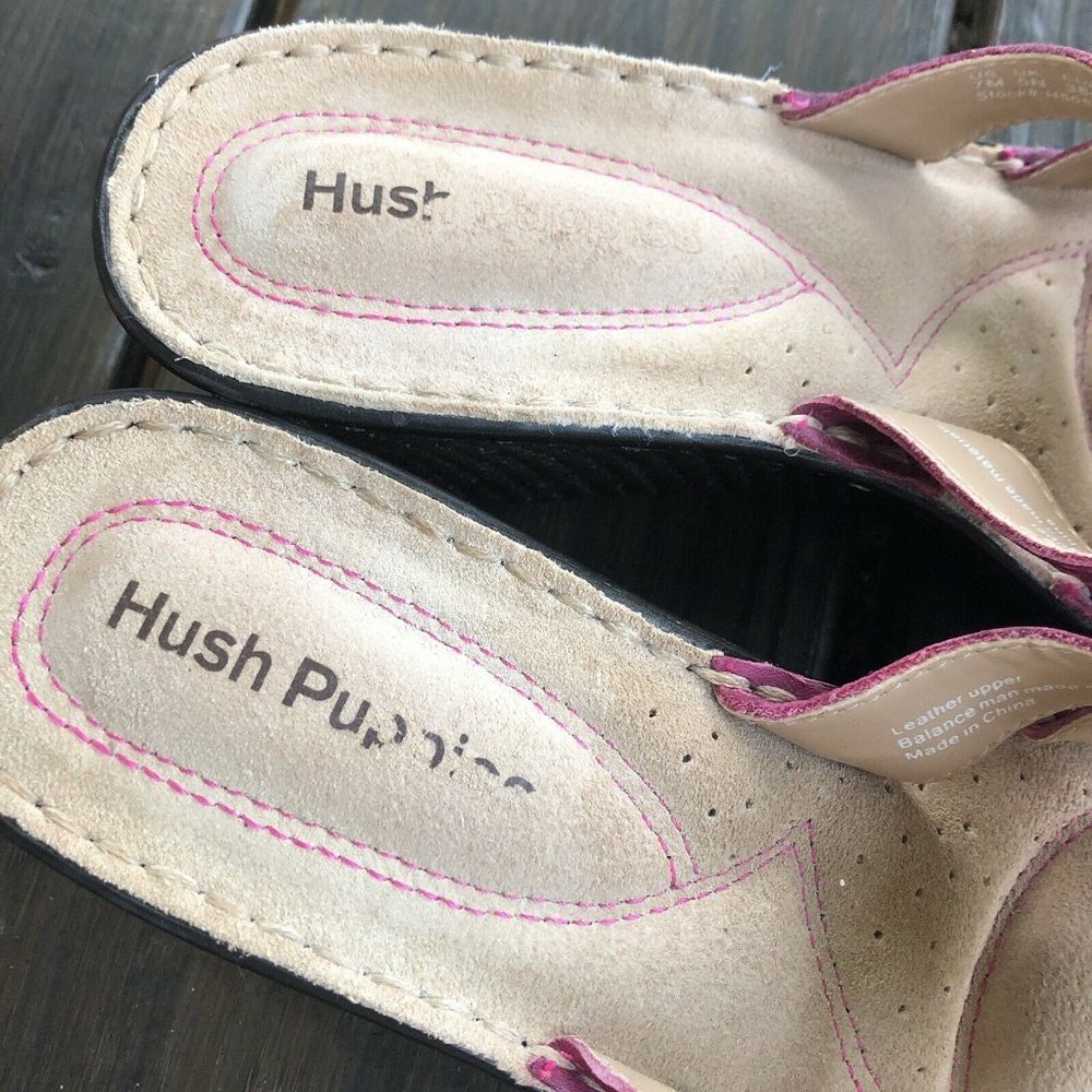 Women’s Hush Puppies Wedge Sandals Shoes Size 7 - Picture 3 of 8
